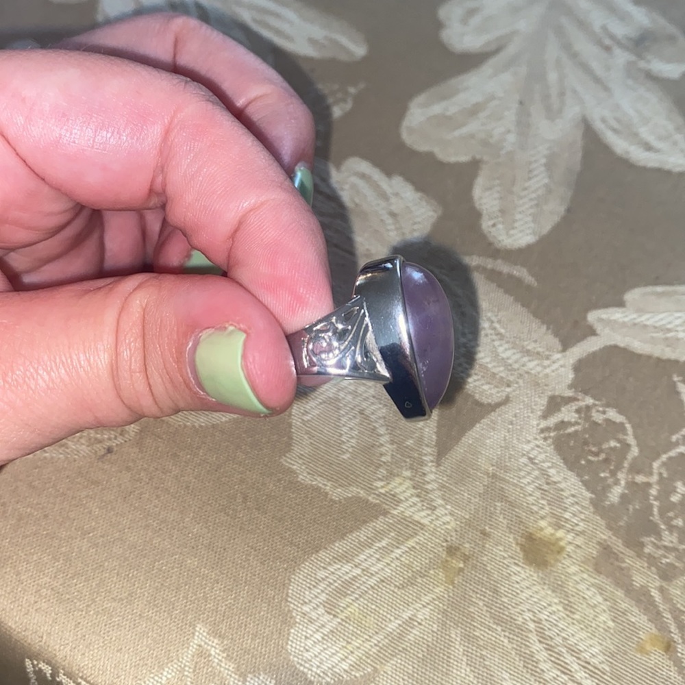 Amethyst gem ring 💍 - Picture 4 of 8